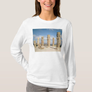 T-shirts As colunas atlantean sobre a pirâmide B