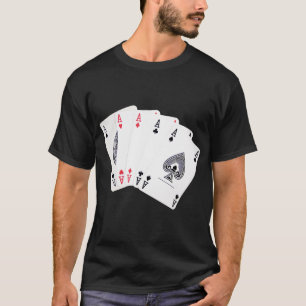 T-shirts Ás de pôquer