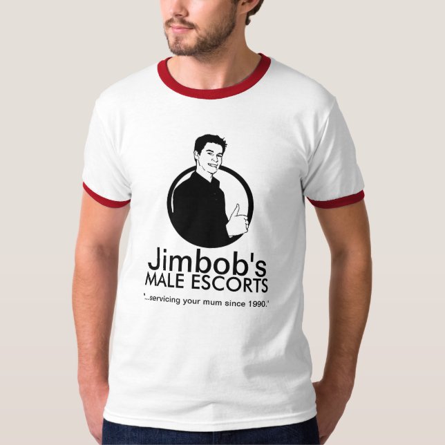 T-SHIRTS AS ESCOLTAS MASCULINAS DE JIMBOB (Frente)