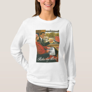 T-shirts As estradas de ferro britânicas relaxam pelo