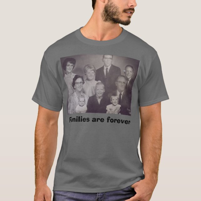T-shirts As famílias são forever (Frente)