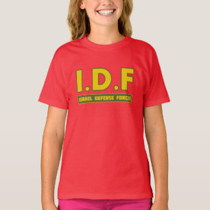 T-shirts As forças de defesa 3 do IDF Israel colorize
