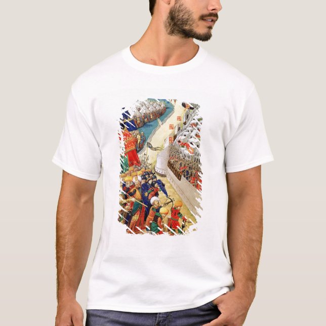 T-shirts As forças do turco que preparam-se para a batalha (Frente)