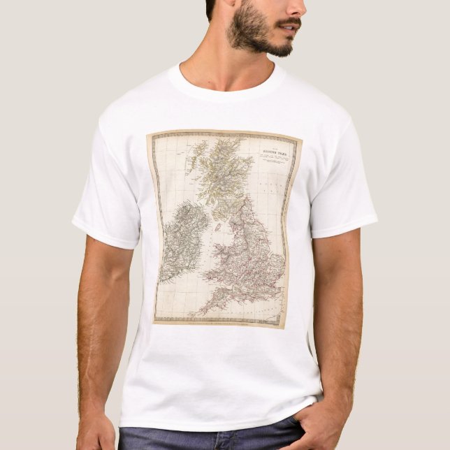 T-shirts As ilhas britânicas (Frente)
