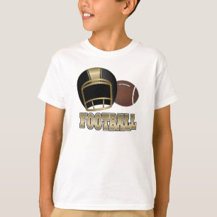 T-shirts As Mãos das Crianças de Futebol sem EtiquetasCapa 