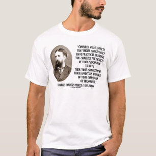 T-shirts As máquinas de lixar Peirce de Charles efetuam a