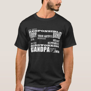 T-shirts As melhores & grandes qualidades dos avôs & dos