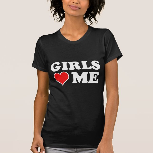 T-shirts As meninas amam-me (Frente)