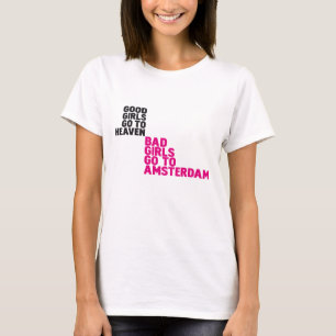 T-shirts As meninas más vão a Amsterdão