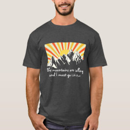 T-shirts As Montanhas Estão Chamando O Retrosol