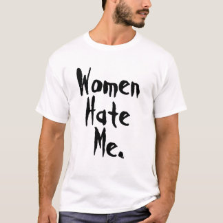 T-shirts As mulheres deiam-me, preto