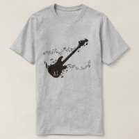 As notas da guitarra elétrica & da música