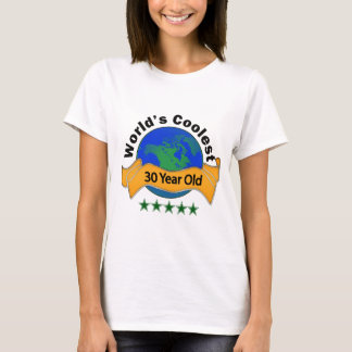 T-shirts As pessoas de 30 anos as mais frescas do mundo