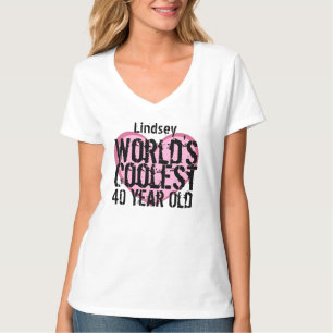 T-shirts As pessoas de 40 anos as mais frescas E40B do