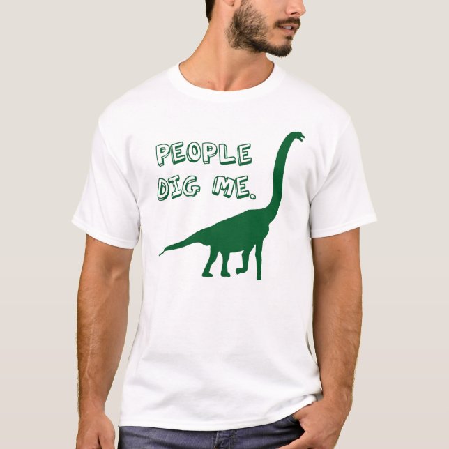 T-shirts As pessoas escavam-me (Frente)