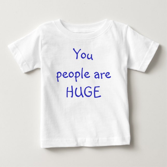 T-shirts As pessoas são ENORMES (Frente)