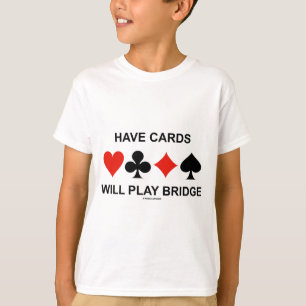 T-shirts As Placas Vão Jogar Ponte (Quatro Conjuntos De Pl