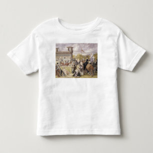 T-shirts As raças em Longchamp em 1874