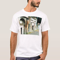 As ruínas de Pompeii - mercado com templos