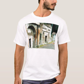 T-shirts As ruínas de Pompeii - mercado com templos