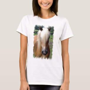 T-shirts As senhoras de um quarto do cavalo do Palomino