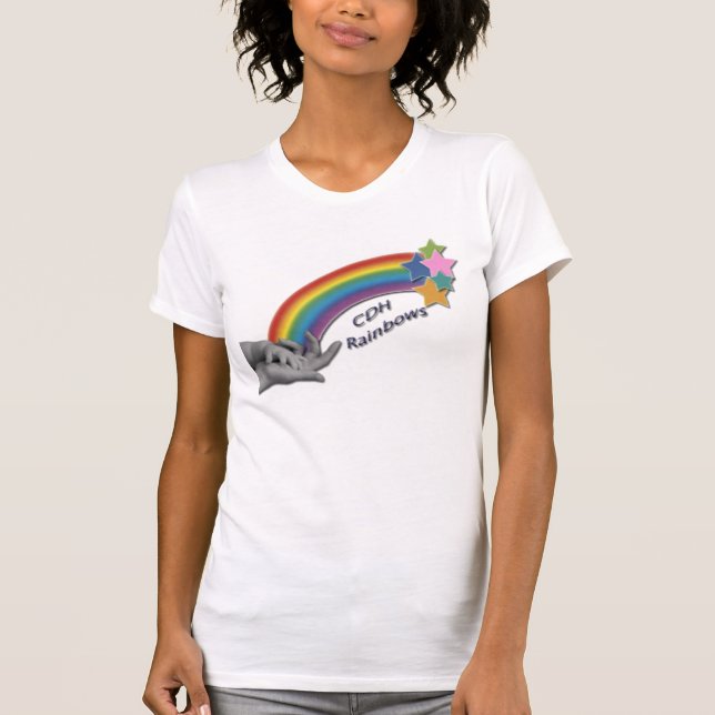 T-shirts As senhoras dos arcos-íris de CDH couberam a (Frente)