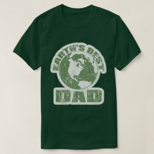 T-shirts As Terras do Melhor Pai Branco e Verde