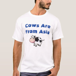 T-shirts As vacas são de Ásia