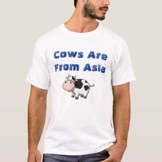 T-shirts As vacas são de Ásia