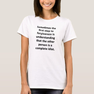 T-shirts Às vezes a primeira etapa