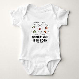 T-shirts Às vezes é ambos (a atitude das frutas dos