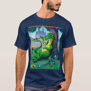 T-shirts Às vezes o dragão ganha o verde