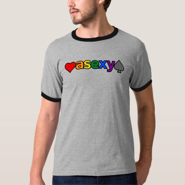 T-shirts Asexy (Frente)