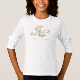 T-shirts Asher nome de menina significado personalizado