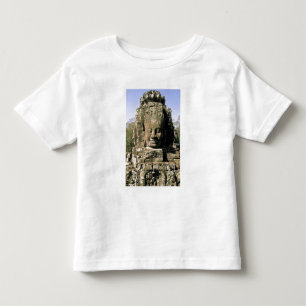 T-shirts Ásia, Camboja, Siem Reap. Angkor Thom, cabeças de