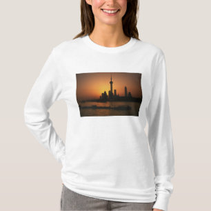 T-shirts ÁSIA, China, Xangai Vista da TV Oriental Pearl