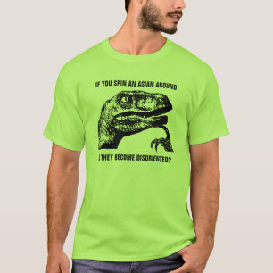 T-shirts Asiático de Philosoraptor