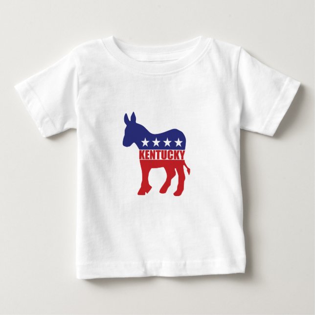 T-shirts Asno de Kentucky Democrata (Frente)