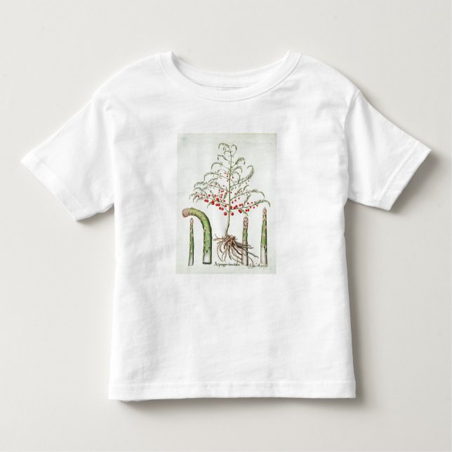 T-shirts Aspargo comum na flor e na fruta, do 'Ho (Frente)