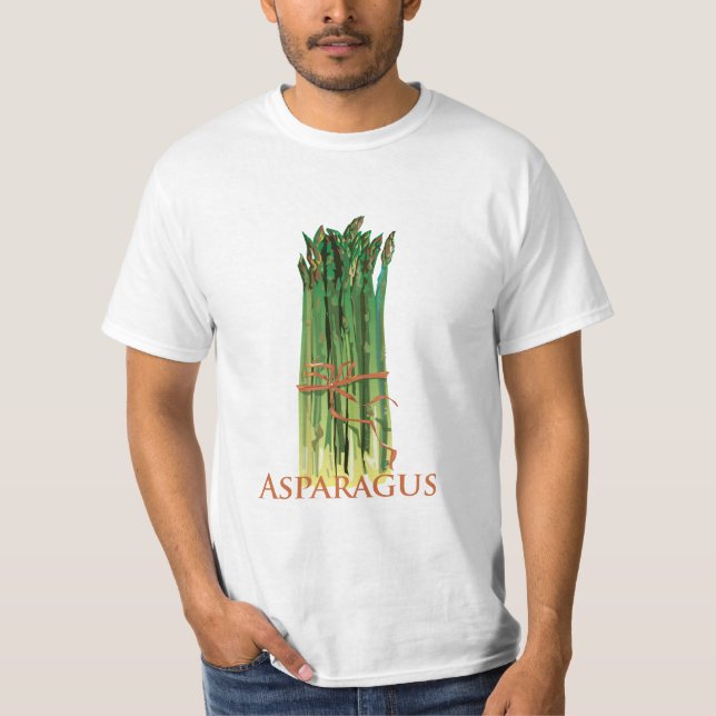 T-shirts Aspargo verde (Frente)