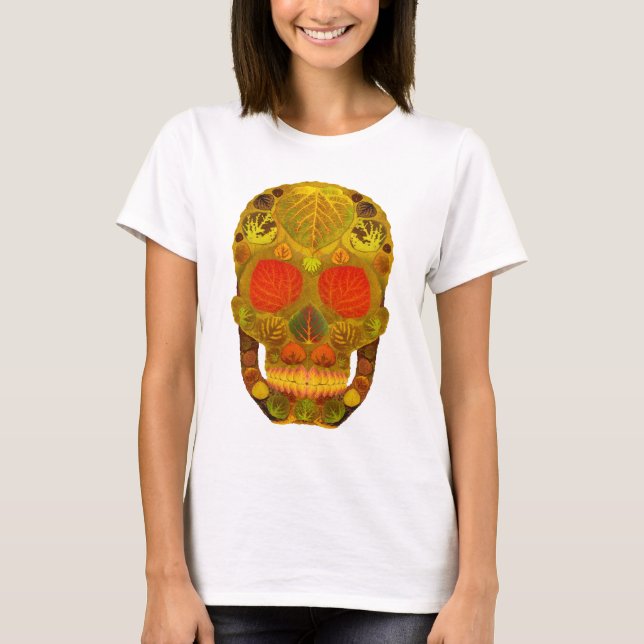 T-shirts Aspen Folha Crânio 12 (Frente)