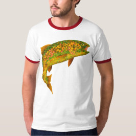 T-shirts Aspen Leaf Rainbow Trout 2