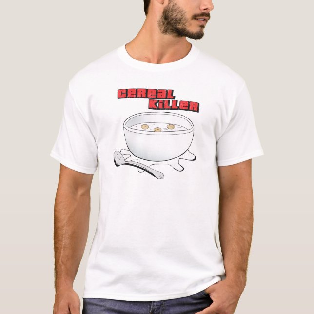 T-shirts assassino do cereal (Frente)