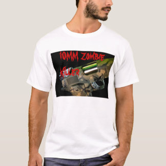 T-shirts assassino do zombi de 10MM