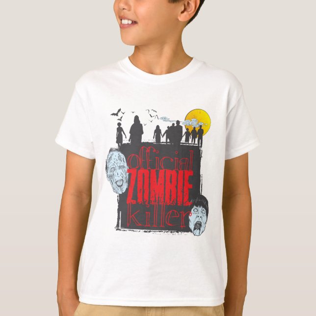 T-shirts Assassino Zombie Oficial (Frente)
