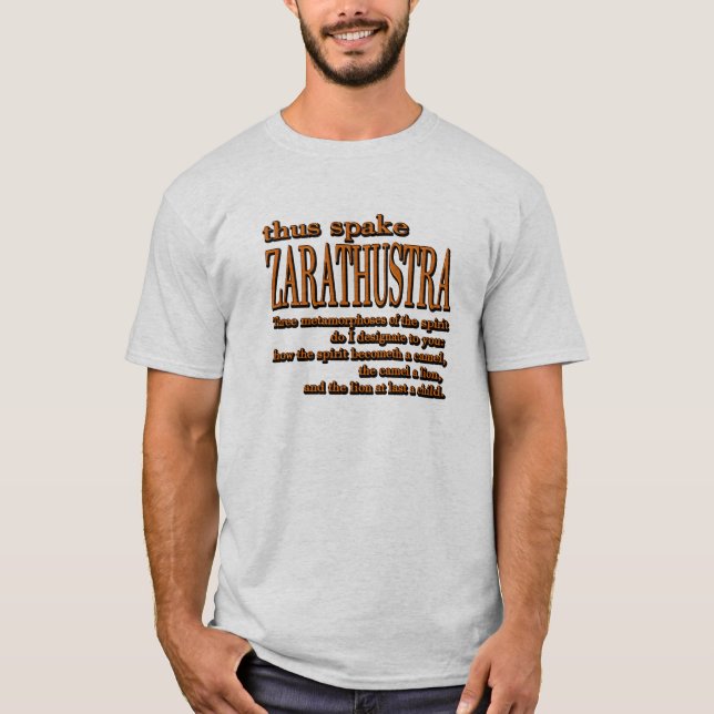 T-shirts Assim Spake Zarathustra (Frente)