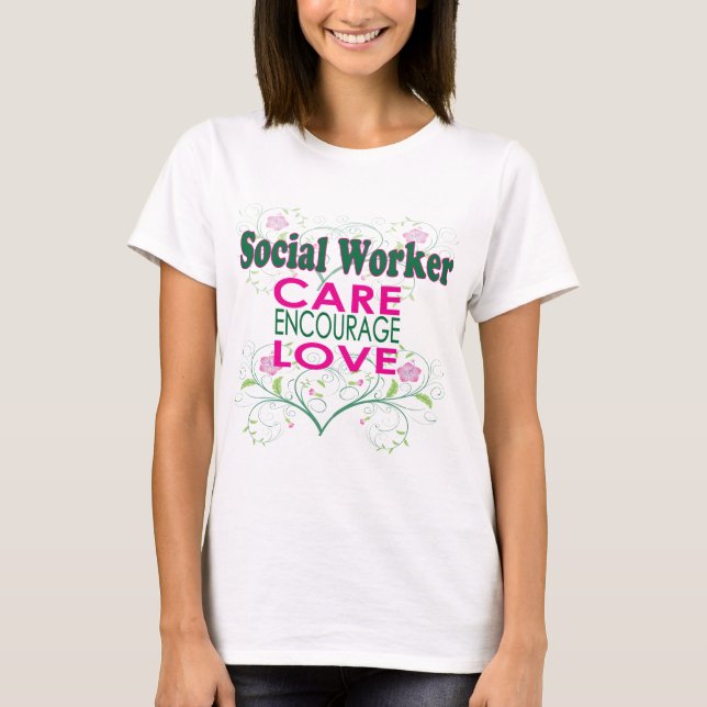 T-shirts Assistente social (Frente)