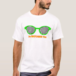 T-shirts Assistindo Hypnotize Óculos De Sol Escarem Verde O