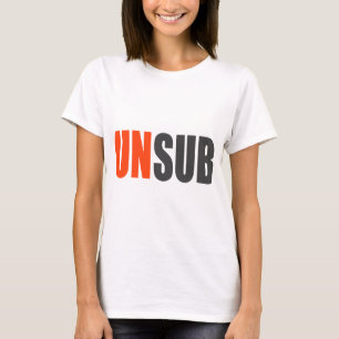 T-shirts Assunto do desconhecido de Unsub