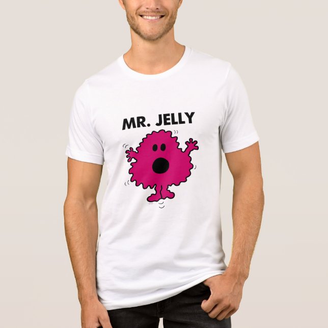 T-shirts Assustado e Nervoso Sr. Jelly (Frente)